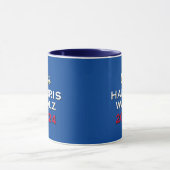 Wahlkampagne 2024: Vote HARRIS WALZ Tasse (Zentrum)