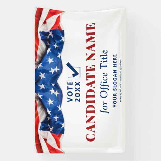 Wahlkampagne 2026 für die Kandidatur im eigenen La Banner (Vertikal)