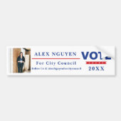 Wahlkampagne Autoaufkleber (Vorne)