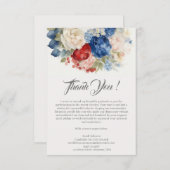 Wahlkampagne Dankeskarte (Vorne/Hinten)