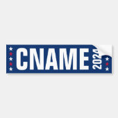 Wahlkampagne für das Jahr der Kandidatur Autoaufkleber (Vorne)