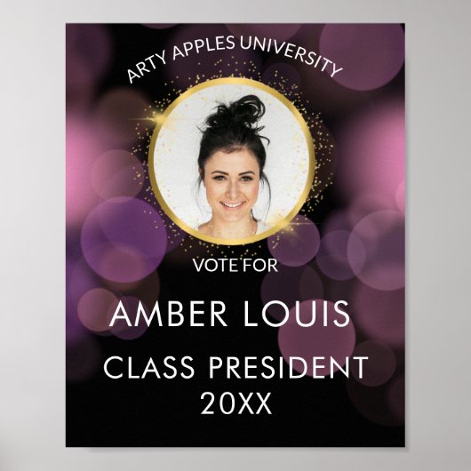 Wahlkampagne für Studierende Foto Poster (Vorne)