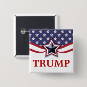 Wahlkampagne für Trump zur Präsidentschaft 2020 Button (Vorne & Hinten)
