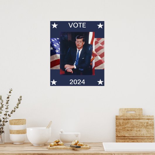 Wahlkampagne in den USA - Abstimmung Poster (Küche)