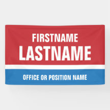 Wahlkampagne Red White Blue