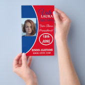 Wahlkampagne Vorlage Flyer (Handgriff)