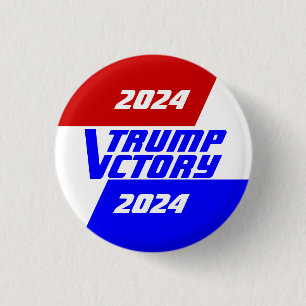 Wahlkampf 2024 Präsident Donald Trump gewinnt Button