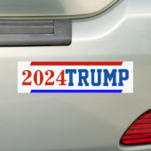 Wahlkampf 2024: Präsident TRUMP Autoaufkleber (Auf Auto)