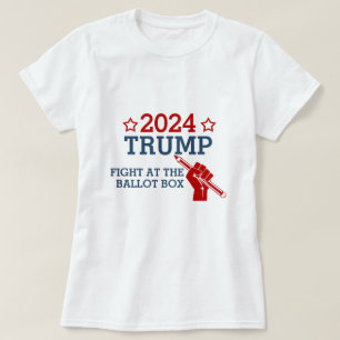 Wahlkampf 2024 Trump am Wahltag T-Shirt