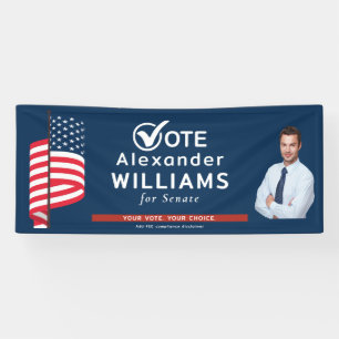 Wahlkampf Kandidat Name Foto Slogan Banner