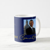 Wahlkampf Präsidenten-Barack Obama Kaffeetasse (VorderseiteRechts)