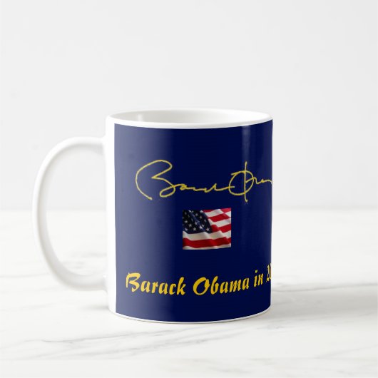 Wahlkampf Präsidenten-Barack Obama Kaffeetasse (Links)