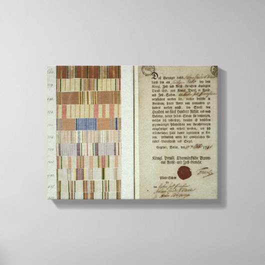 Wahlkampfbänder und Pflichtenheft Leinwanddruck (Vorderseite)