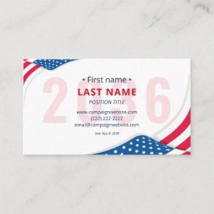 Wahlkampfkontakte Info Wählerübersicht Zweisprachi Visitenkarte