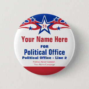 Wahlkampfschaltfläche - Nicht partisan Button