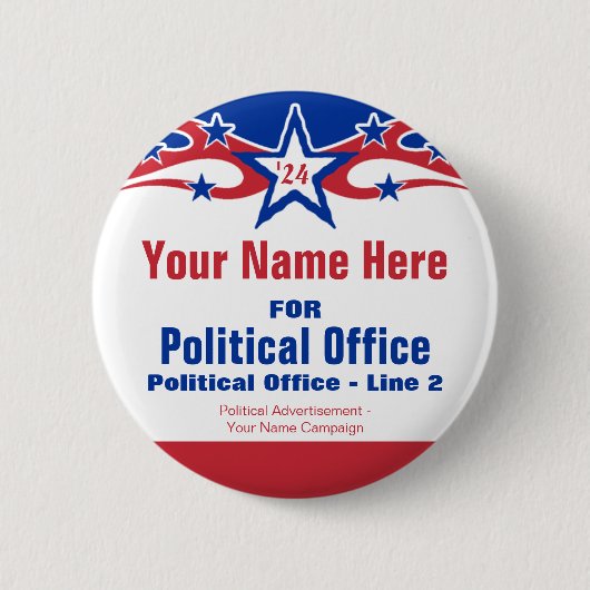 Wahlkampfschaltfläche - Nicht partisan Button (Vorderseite)