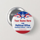 Wahlkampfschaltfläche - Nicht partisan Button (Vorne & Hinten)