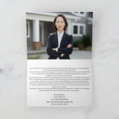 Wahlkampfspende Dankeskarte (Innenseite)