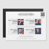 Wahlkampfteam-Foto-Karte Magnetkarte (Vorne/Hinten)