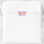 Wahlkampfteam Runder Aufkleber (Tasche)
