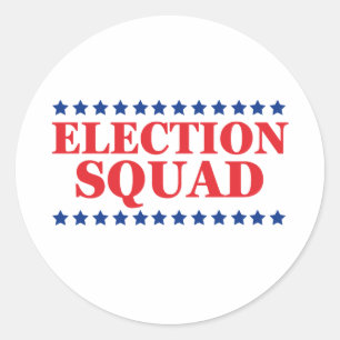 Wahlkampfteam Runder Aufkleber