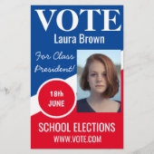 Wahlkampfvorlage Flyer (Vorne)