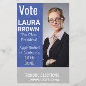 Wahlkampfvorlage Flyer (Vorne)