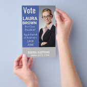 Wahlkampfvorlage Flyer (Handgriff)