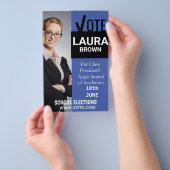 Wahlkampfvorlage Flyer (Handgriff)