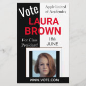 Wahlkampfvorlage Flyer (Vorne)