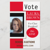 Wahlkampfvorlage Flyer (Vorne)