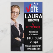 Wahlkampfvorlage Flyer (Vorne)