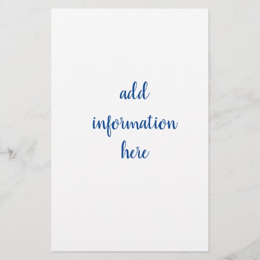 Wahlkampfvorlage Flyer (Hinten)