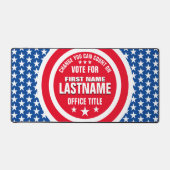 Wahlkampfvorlage Schreibtischunterlage (Vorderseite)