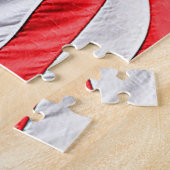 Wahlkatze mit amerikanischem Flag-Puzzle Puzzle (Seite)