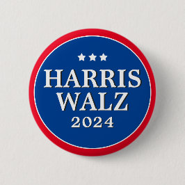 Wahlknopf Harris Walz 2024 Button