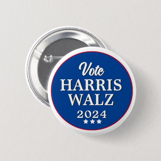 Wahlknopf Harris Walz 2024 Button (Vorne & Hinten)