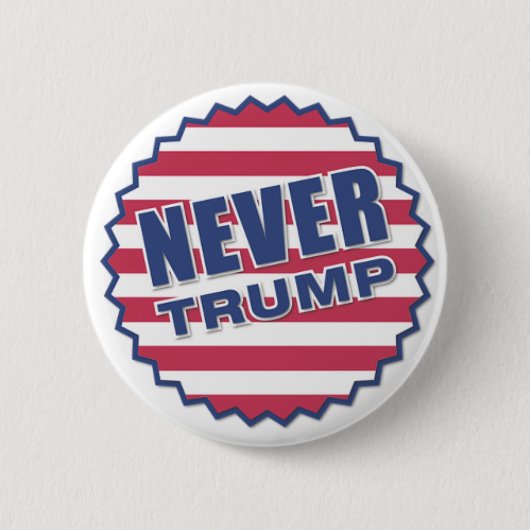 Wahlknopf "Never Trump" Button (Vorderseite)