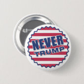 Wahlknopf "Never Trump" Button (Vorne & Hinten)