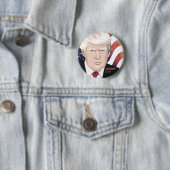 Wahlknopf Trump 2024 Button (Beispiel)