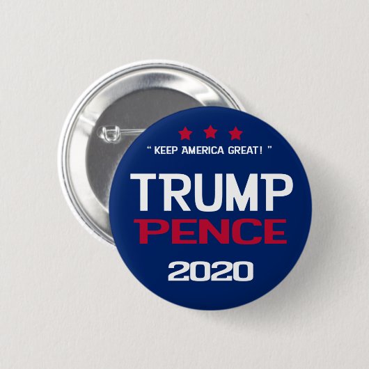 Wahlknopf Trump Pence 2020 Button (Vorne & Hinten)