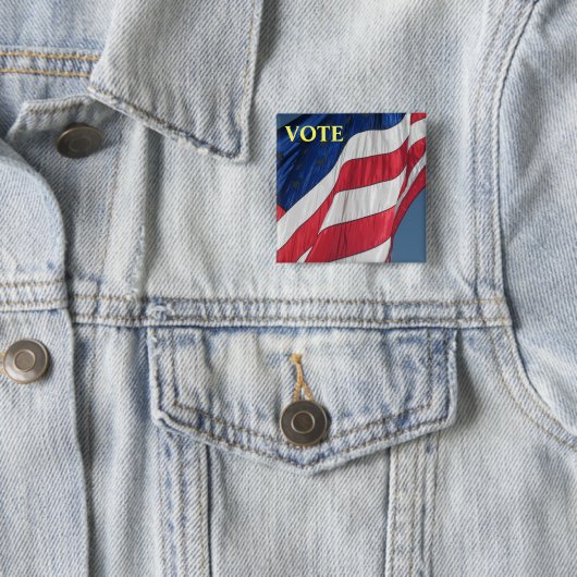 Wahlknöpfe für den Wahlkampf - Abstimmung Button (Beispiel)