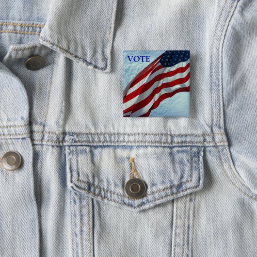 Wahlknöpfe für den Wahlkampf - Abstimmung Button (Beispiel)