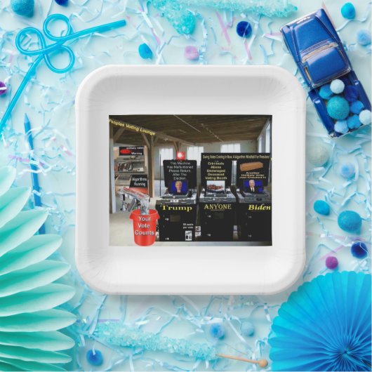 Wahllounge Pappteller (Party)