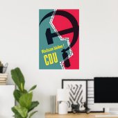 Wahlplakat der CDU 1953: Seid wachsam Poster (Heimbüro)