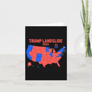 Wahlplan 2024 Trump 312 Landslide Karte