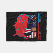 Wahlplan 2024 Trump 312 Rote Wahlen 2024 Res Fleecedecke (Vorderseite (Horizontal))