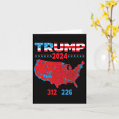 Wahlplan 2024 Trump 312 Rote Wahlen 2024 Res Karte (Gelbe Blume)