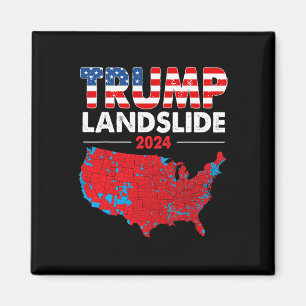 Wahlplan 2024 Trump Landslide Rote Wahl Ma Magnet