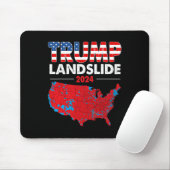 Wahlplan 2024 Trump Landslide Rote Wahl Ma Mousepad (Mit Mouse)